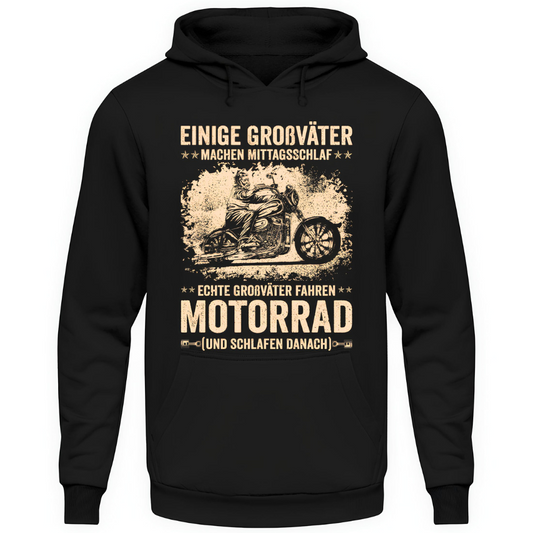 Echte Großväter fahren Motorrad - Hoodie