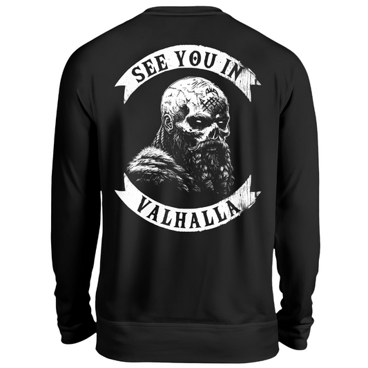 See you in Valhalla - Sweatshirt Rückendruck