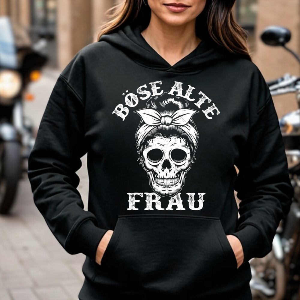 Böse alte Frau - Damen Hoodie
