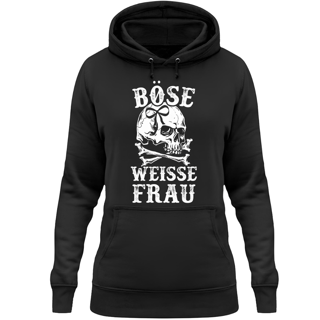 Böse weiße Frau - Damen Hoodie