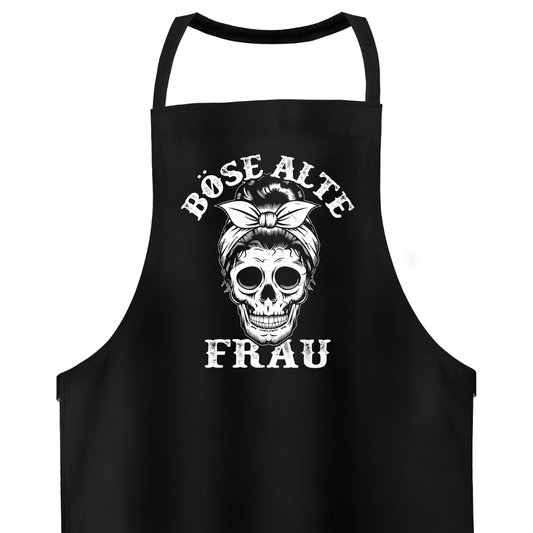 Böse alte Frau - Kochschürze