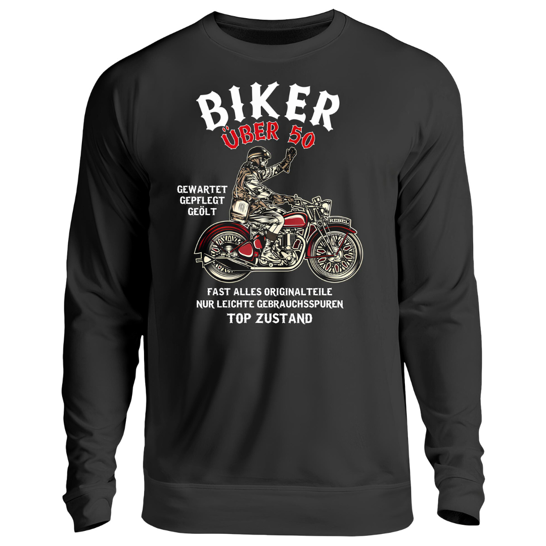 Biker über 50 - Sweatshirt