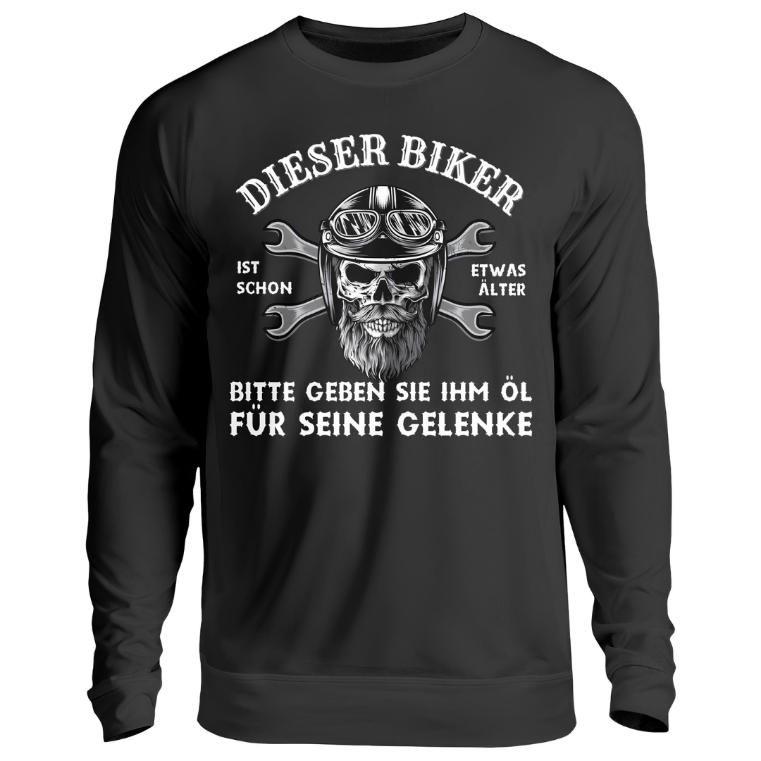 Dieser Biker ist schon etwas älter - Sweatshirt