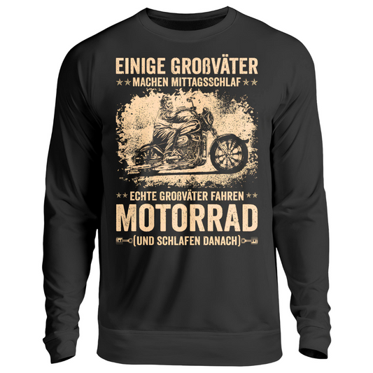 Echte Großväter fahren Motorrad - Sweatshirt