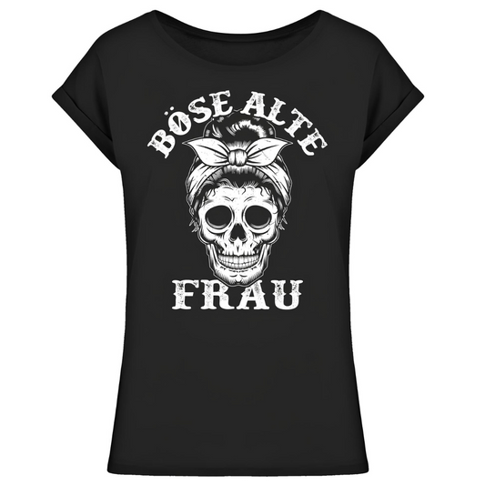 Böse alte Frau - Damen Extended Shoulder Shirt