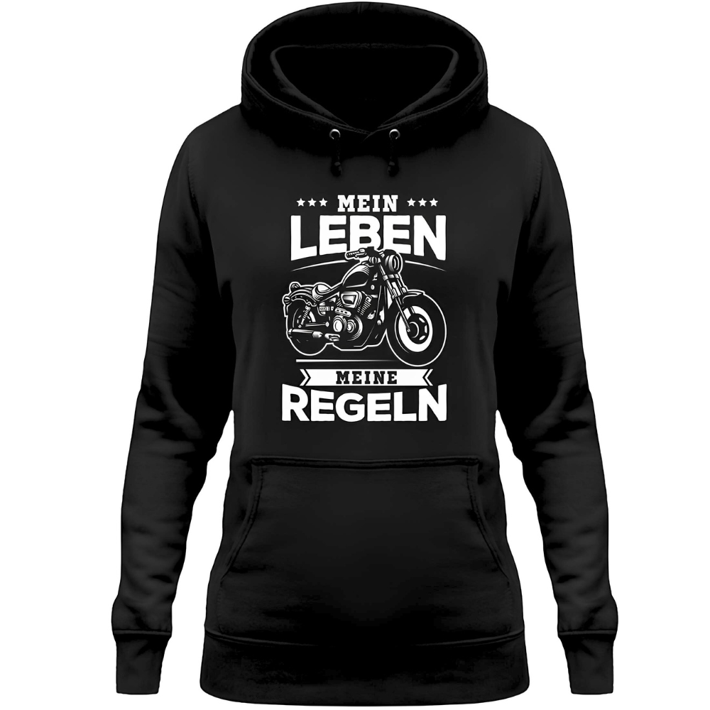Mein Leben. Meine Regeln! - Damen Hoodie