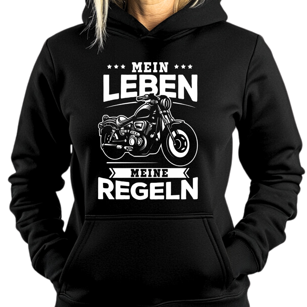 Mein Leben. Meine Regeln! - Damen Hoodie