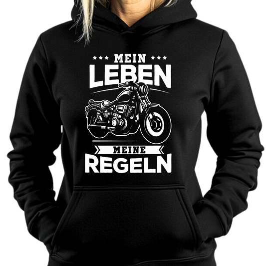 Mein Leben. Meine Regeln! - Damen Hoodie
