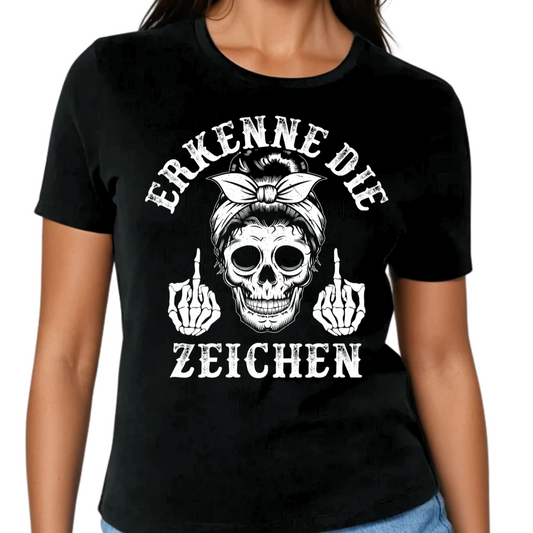 Erkenne die Zeichen - Premium Damen T-Shirt