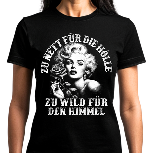 Zu nett für die Hölle - Damen Premium T-Shirt