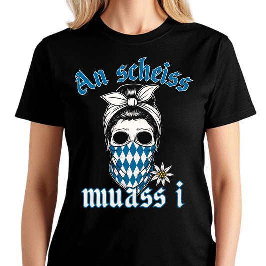 An scheiss muass i - Premium Damen T-Shirt