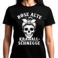 Böse alte Krawallschnegge - Premium Damen T-Shirt