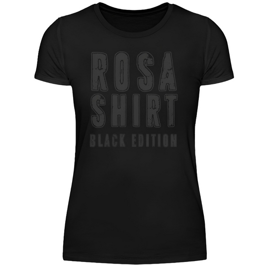 Rosa Shirt (Black Edition) - Damen T-Shirt