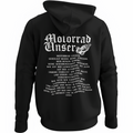 Motorrad Unser - Hoodie Rückendruck