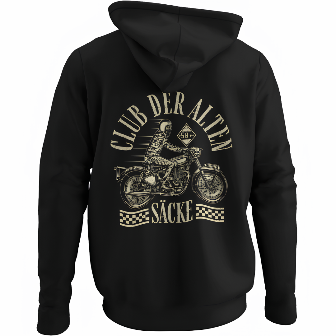Club der alten Säcke - Hoodie Rückendruck