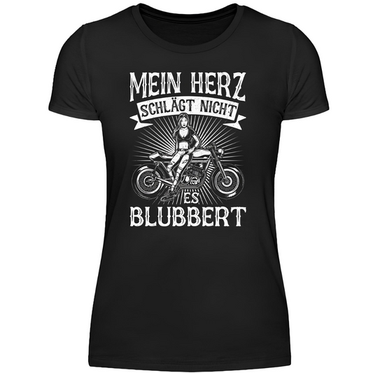 Mein Herz blubbert - Damen T-Shirt