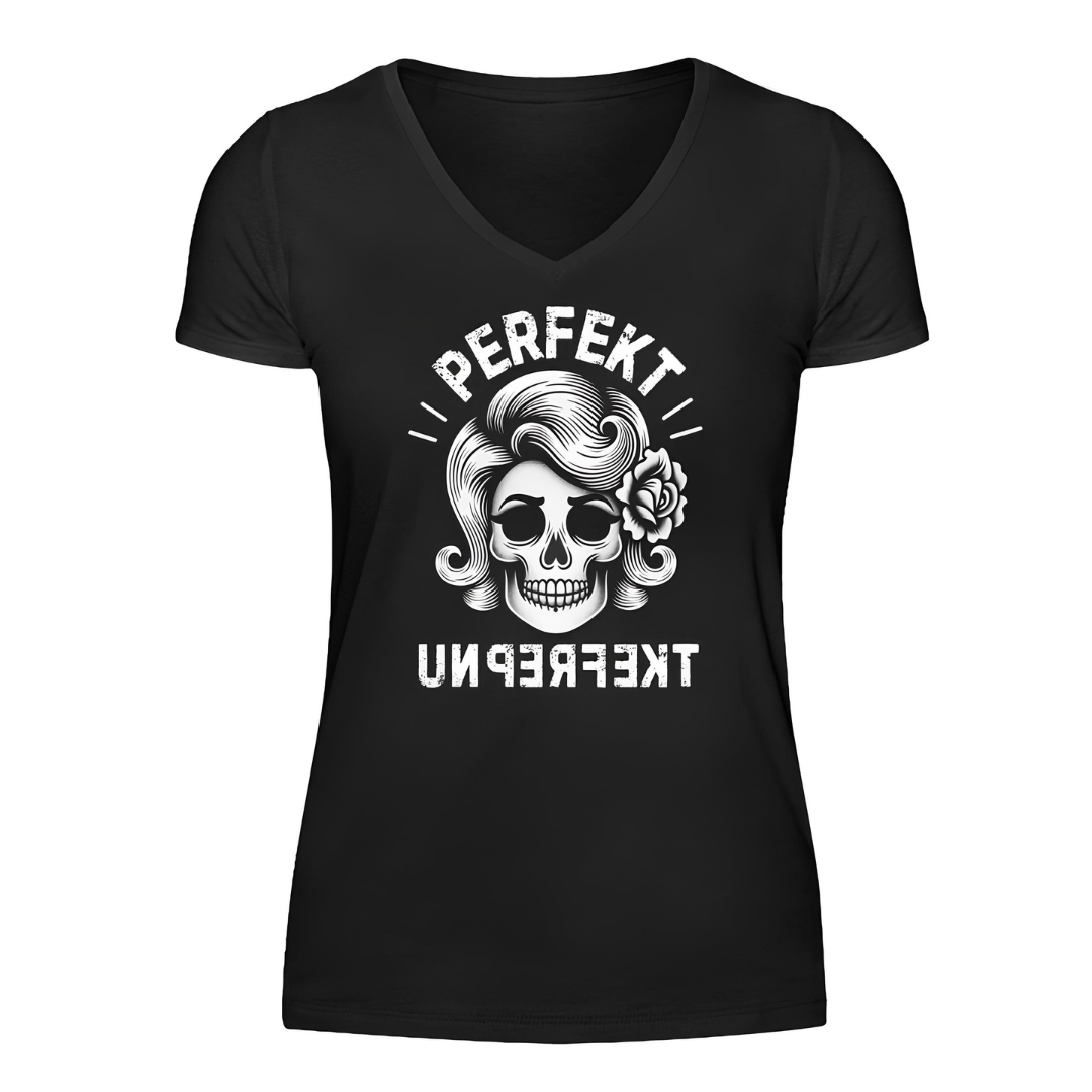 Perfekt unperfekt - Damen T-Shirt V-Neck