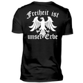 Freiheit ist unser Erbe - Premium T-Shirt Rückendruck