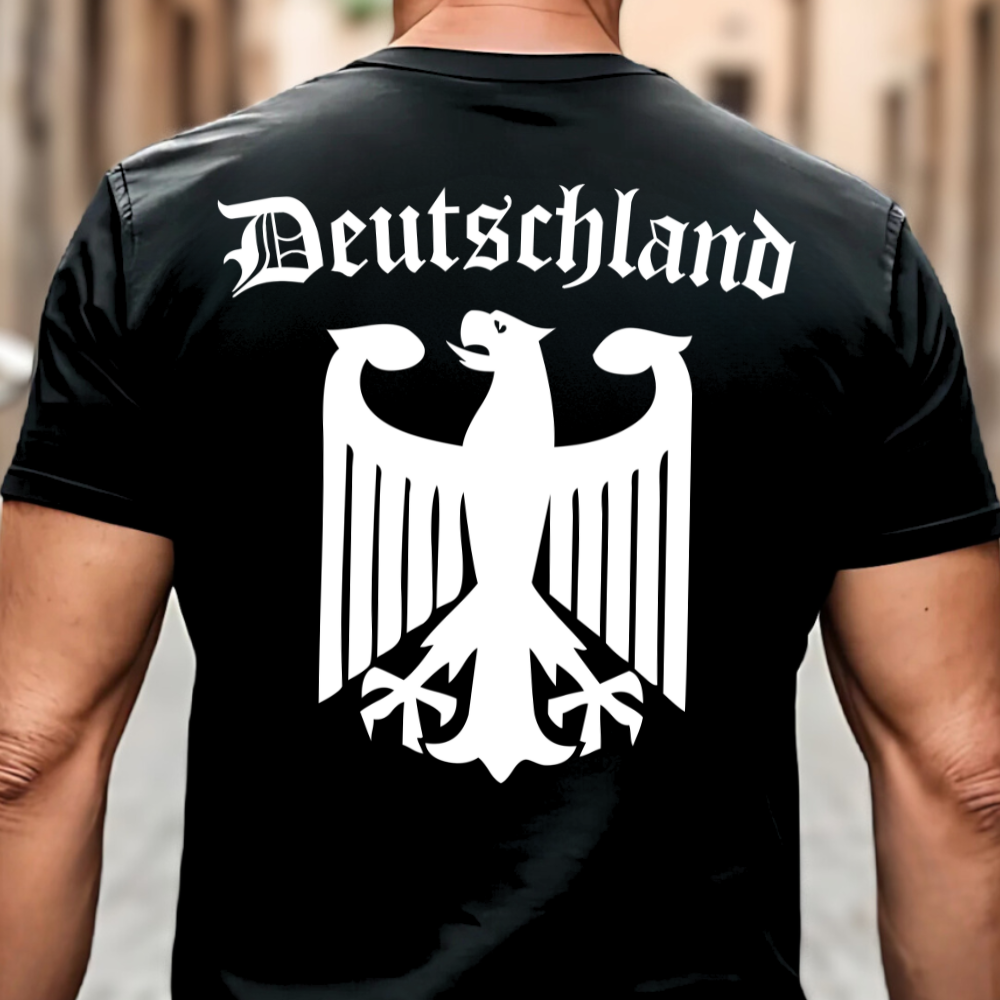 Deutschland - Premium T-Shirt Rückendruck