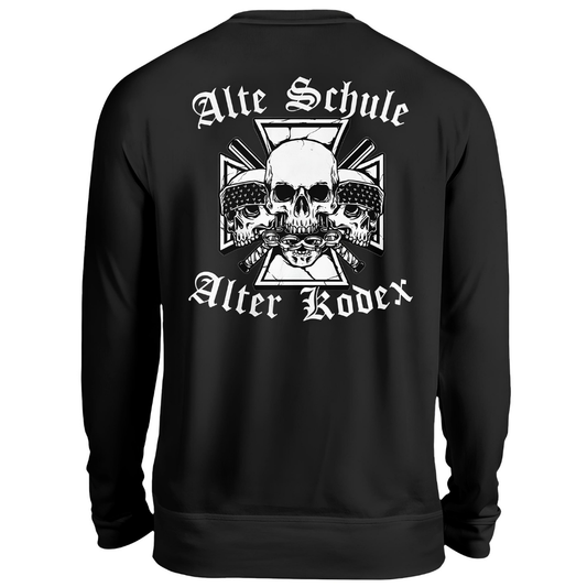 Alte Schule, alter Kodex - Sweatshirt Rückendruck