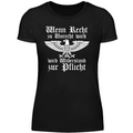 Wenn Recht zu Unrecht wird - Premium Damen T-Shirt