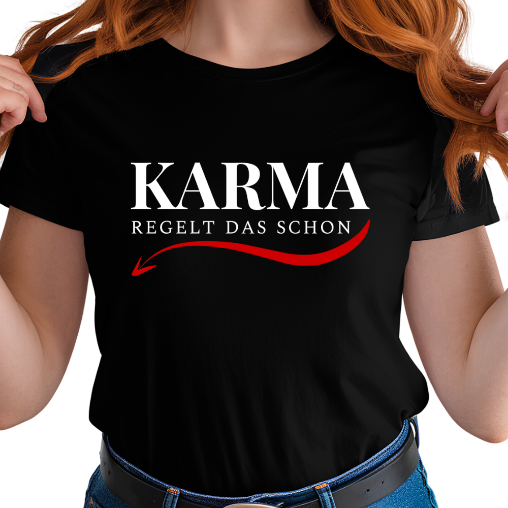Karma regelt das schon - Damen T-Shirt