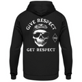 Give respect to get respect - Unisex Hoodie (Rückendruck)