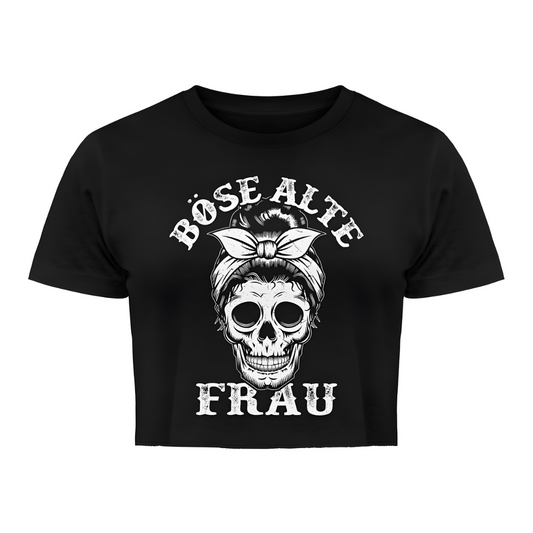 Böse alte Frau - Damen Crop Top (Organisch)