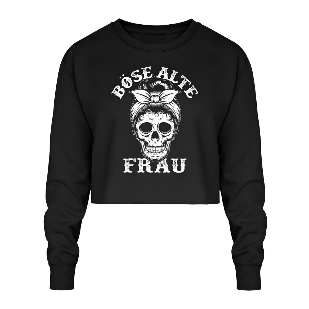 Böse alte Frau - Crop Sweatshirt