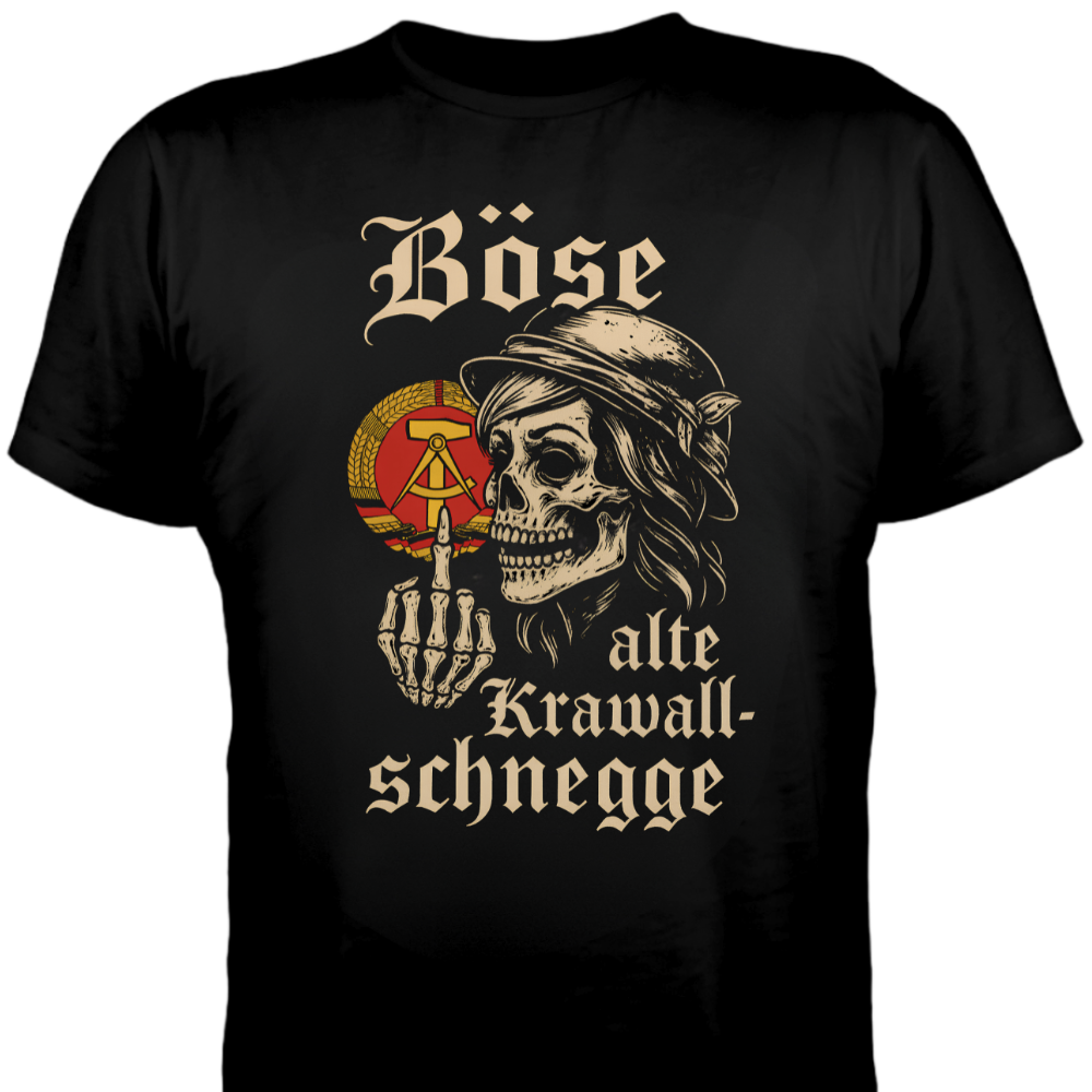 Böse alte Krawallschnegge - Premium Damen T-Shirt