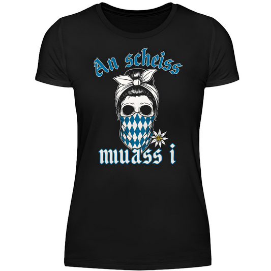 An scheiss muass i - Premium Damen T-Shirt