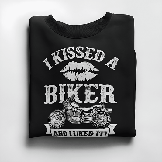 I kissed a Biker - Damen Sweatshirt