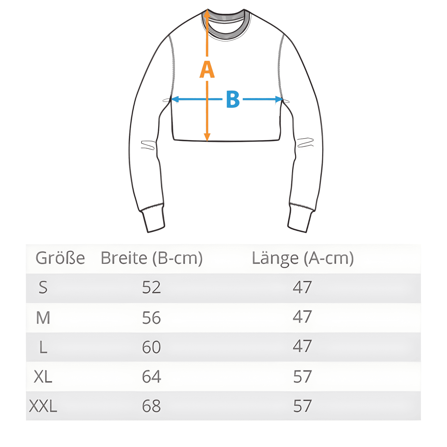 Böse alte Frau - Crop Sweatshirt