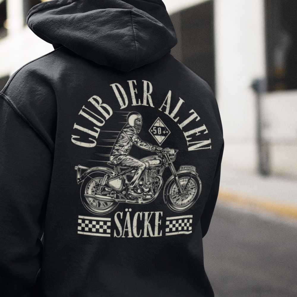 Club der alten Säcke - Hoodie Rückendruck