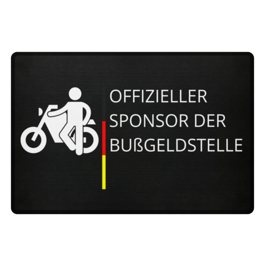 Offizieller Sponsor der Bußgeldstelle - Fußmatte
