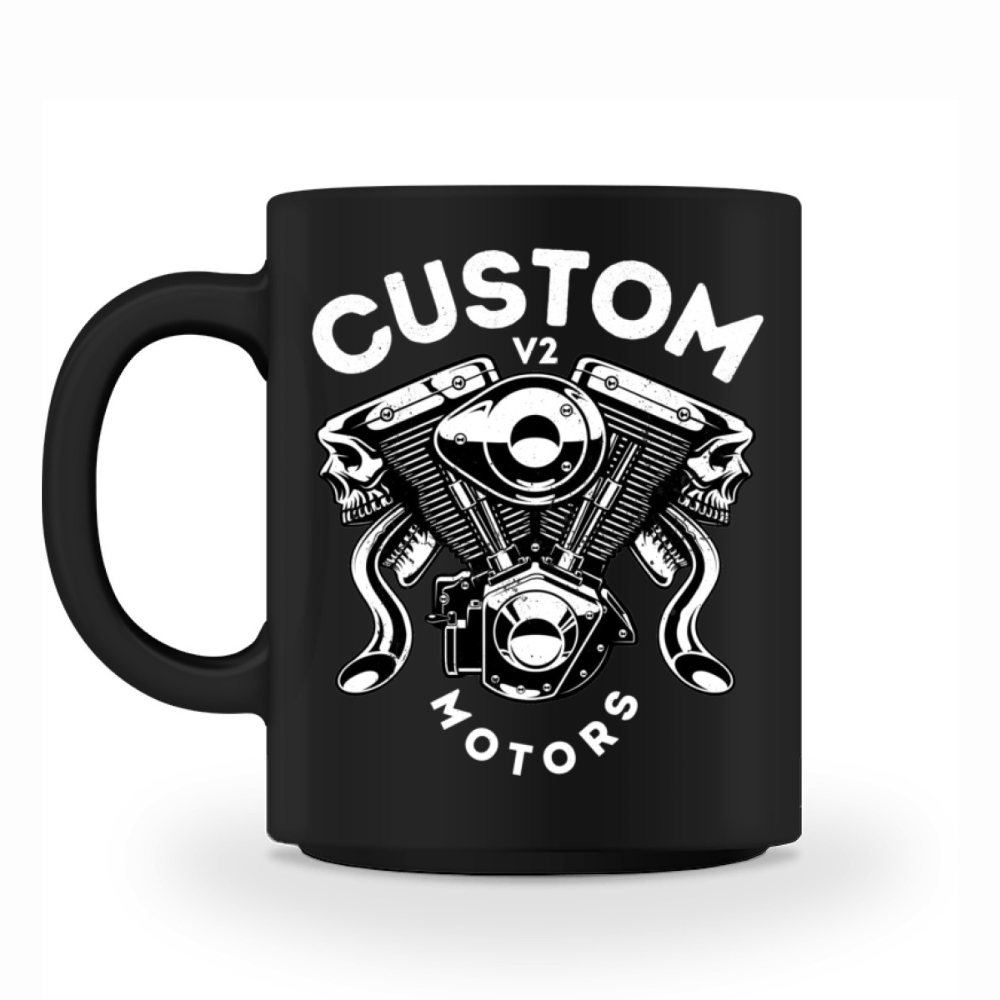 Custom V2 Motors - Tasse (Black Edition)