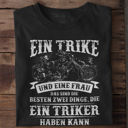 Ein Trike und eine Frau - T-Shirt