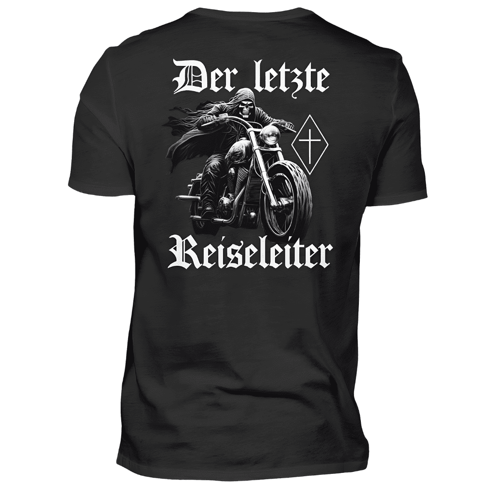 Der letzte Reiseleiter - T-Shirt Rückendruck