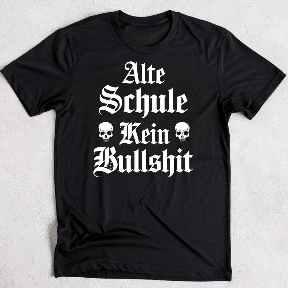Alte Schule. Kein Bullshit. - Premium T-Shirt