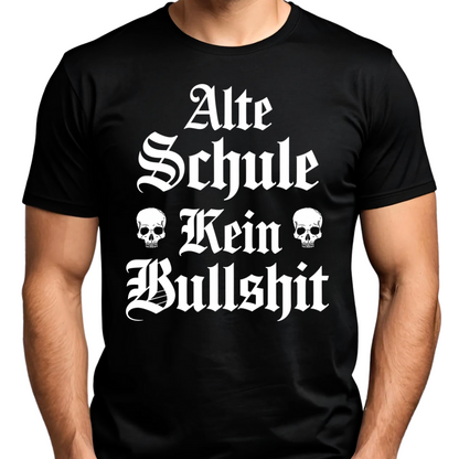 Alte Schule. Kein Bullshit. - Premium T-Shirt