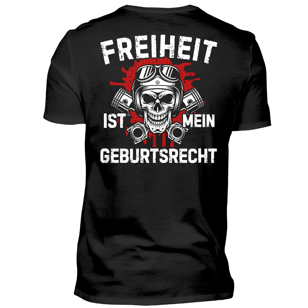 Freiheit ist mein Geburtsrecht - Premium T-Shirt Rückendruck