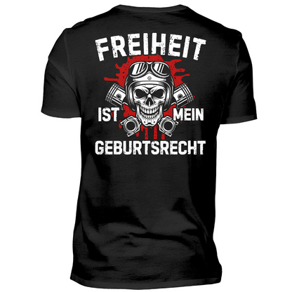 Freiheit ist mein Geburtsrecht - Premium T-Shirt Rückendruck