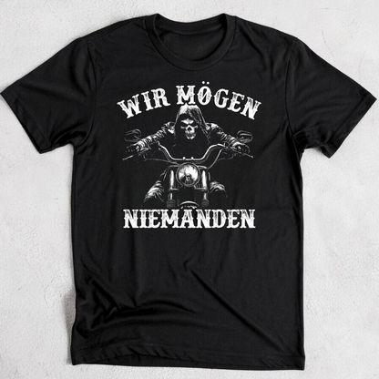 Wir mögen niemanden - Premium T-Shirt