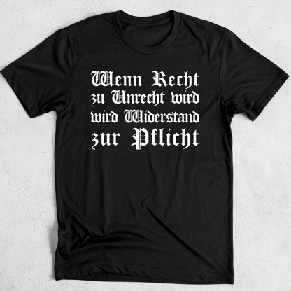 Wenn Recht zu Unrecht wird - Premium T-Shirt