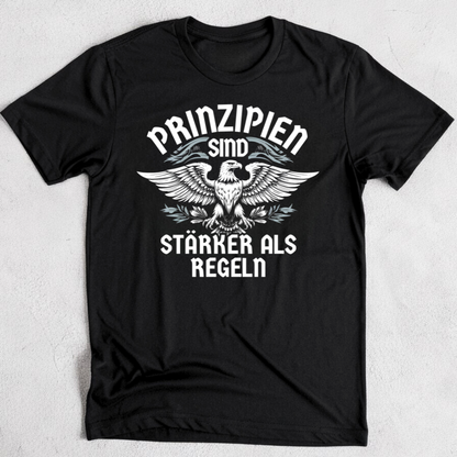 Prinzipien sind stärker als Regeln - Premium T-Shirt