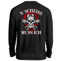 N´Scheiß muss ich - Sweatshirt Rückendruck