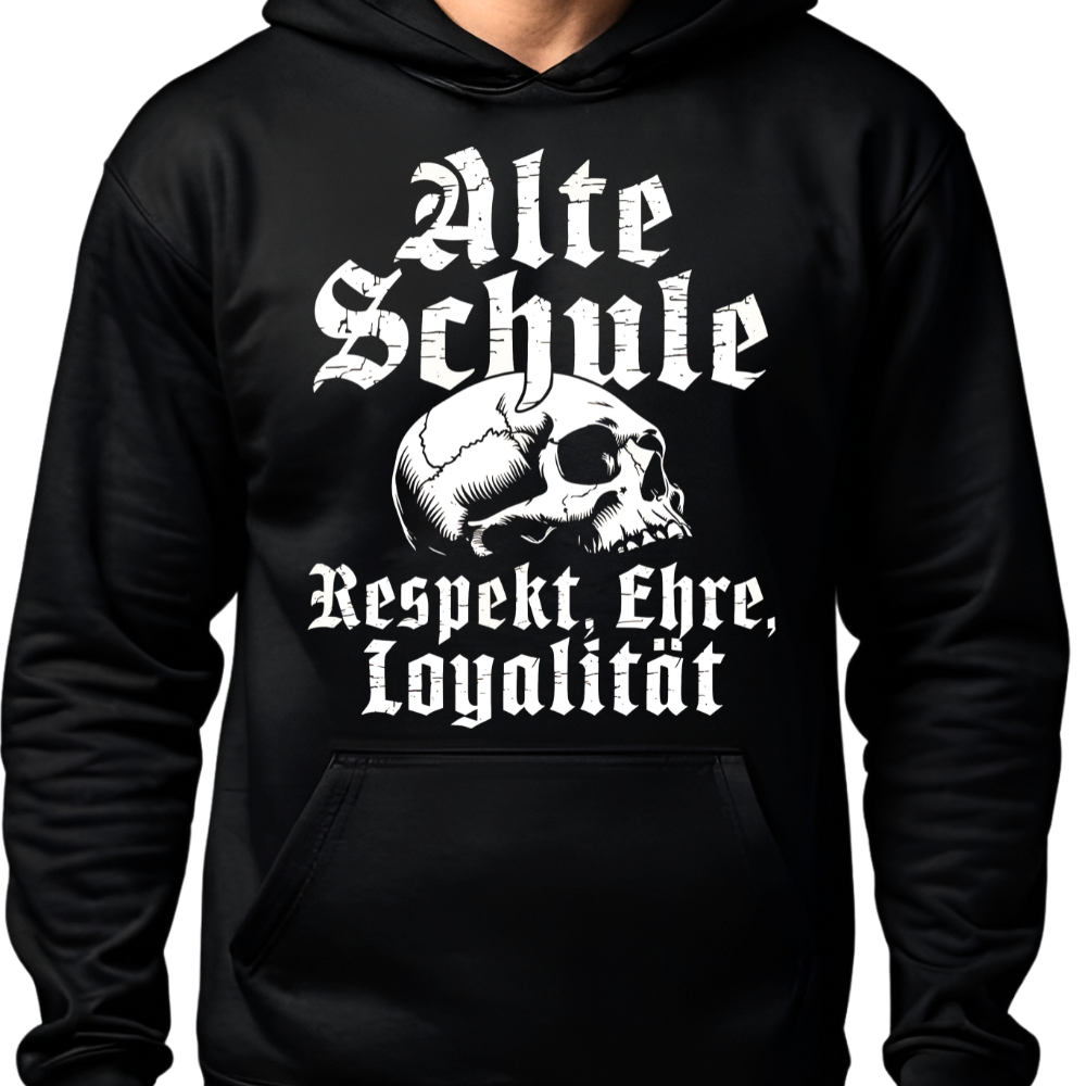 Alte Schule: Respekt, Ehre, Loyalität - Hoodie