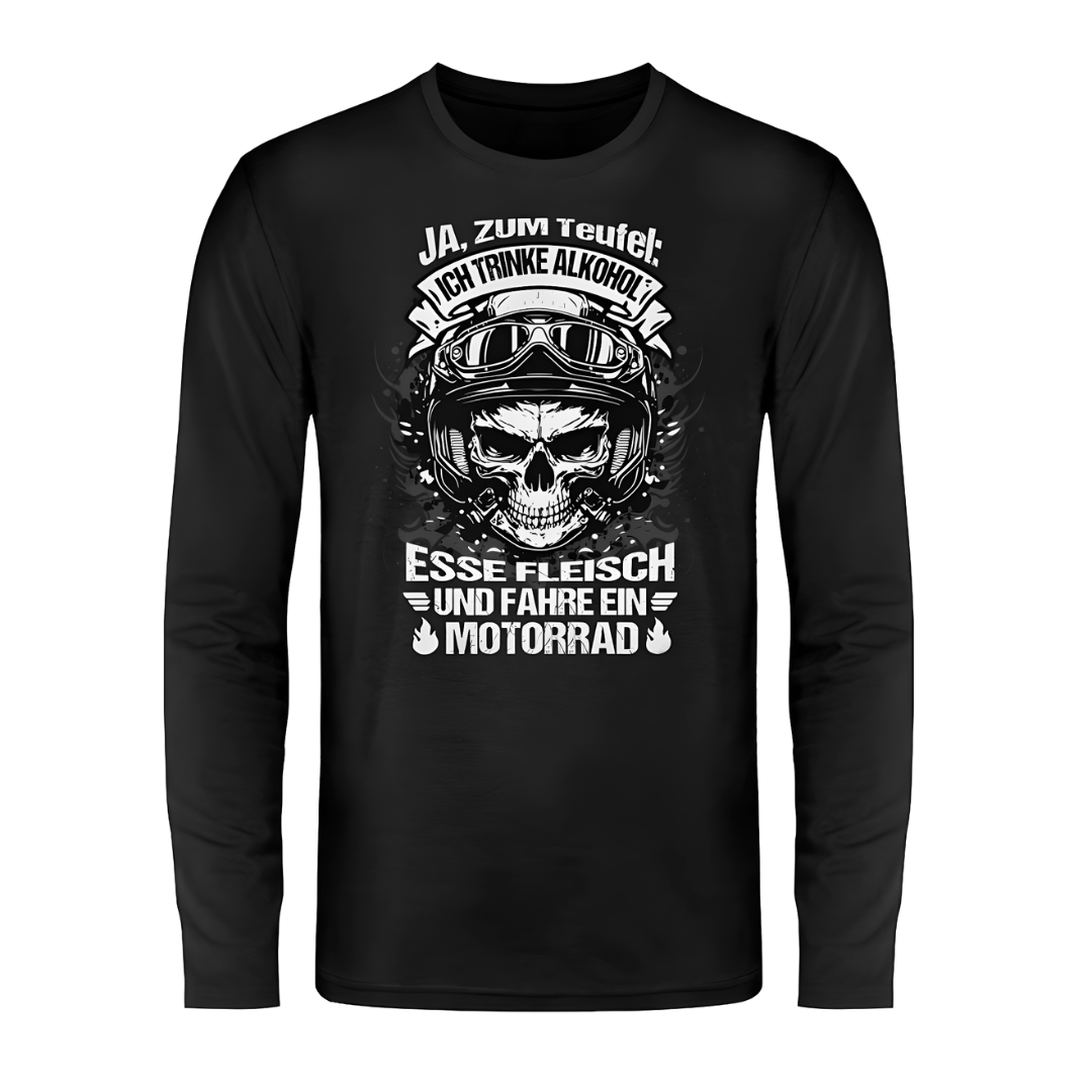 Ja, zum Teufel - Langarm Shirt