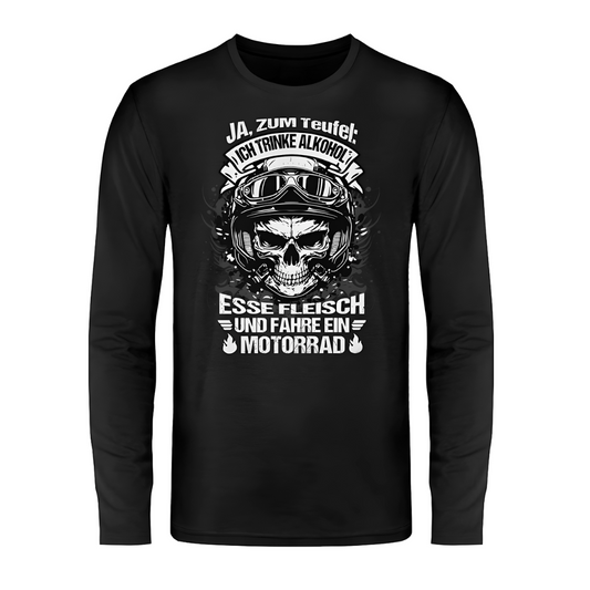 Ja, zum Teufel - Langarm Shirt