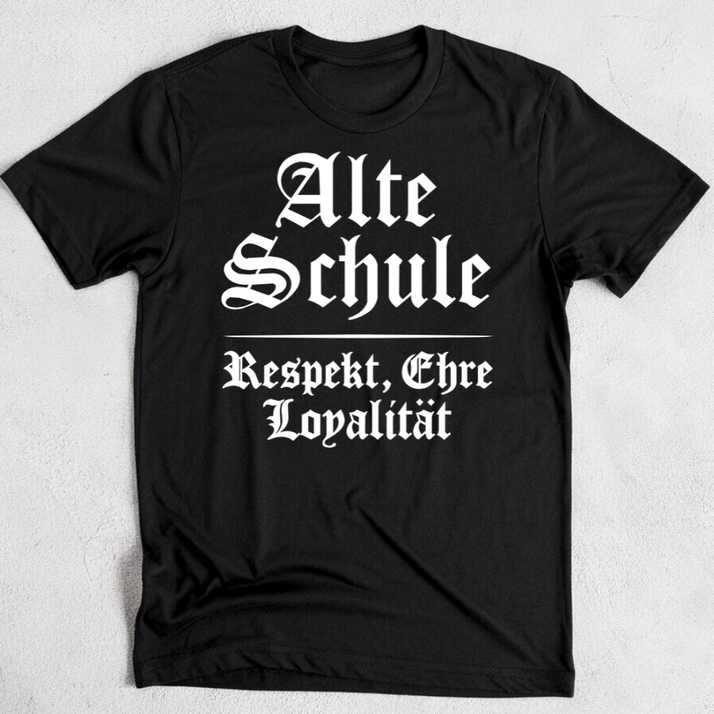 Alte Schule: Respekt, Ehre & Loyalität - Damen T-Shirt